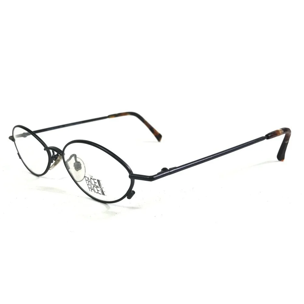 Face a Face BASTA 922 Eyeglasses Frames Blue Oval Full Wire Rim 49-16-130